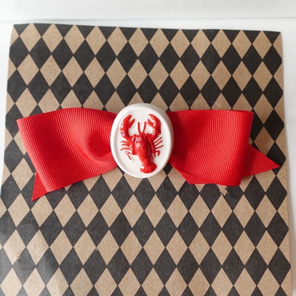 Lobster pin n Hairbow set